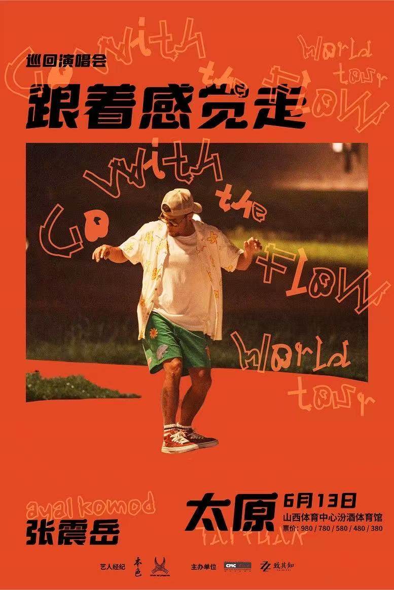 张震岳《跟着感觉走》巡回演唱会海报