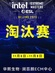 2026英特尔极限大师赛(IEM)北京站淘汰赛海报