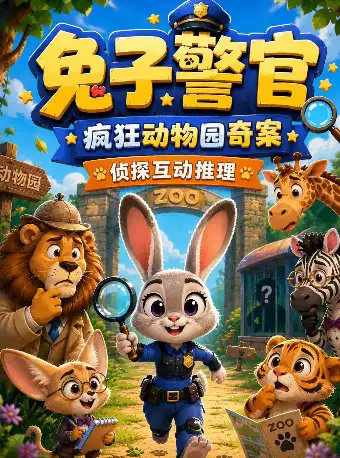 【成都】暑假特价优惠｜趣味推理 | 锻炼逻辑思考能力【疯狂动物园奇案】｜寓教于乐｜爆笑不停海报