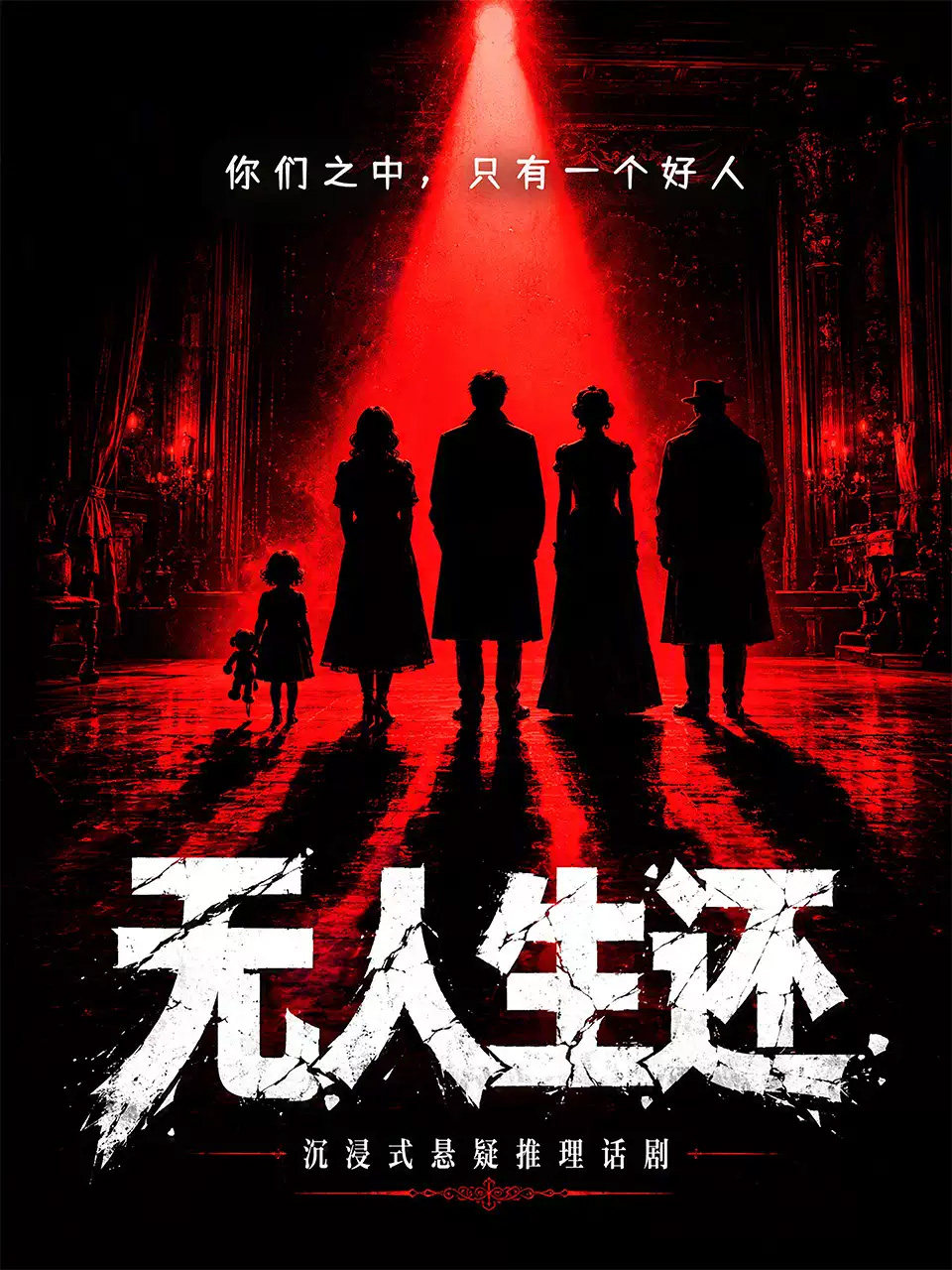 三里屯精品互动戏剧《无人生还》｜爆款｜零差评悬疑热剧｜反转反转再反转海报